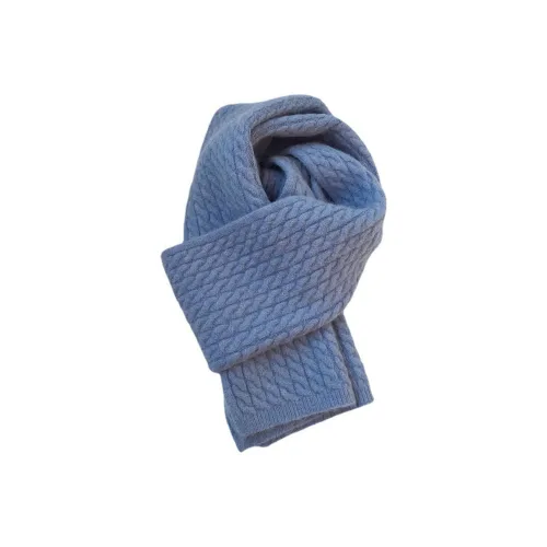 PIARA Полиэфирный трикотаж Шарфы Форменный синий Женские
