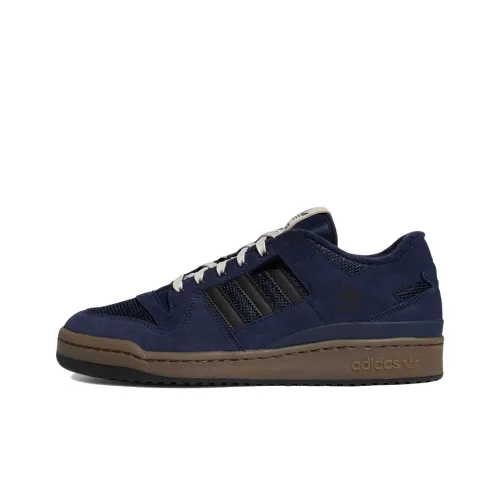 Adidas Originals FORUM 84 Low ADV Low Топ Скейтборд Кроссовки Унисекс Синий Коричневый