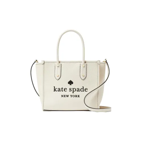Kate Spade Коровья кожа Тоут Сумка Сумка для покупок Сумка на плечо Сумка Маленькая Женская Белая