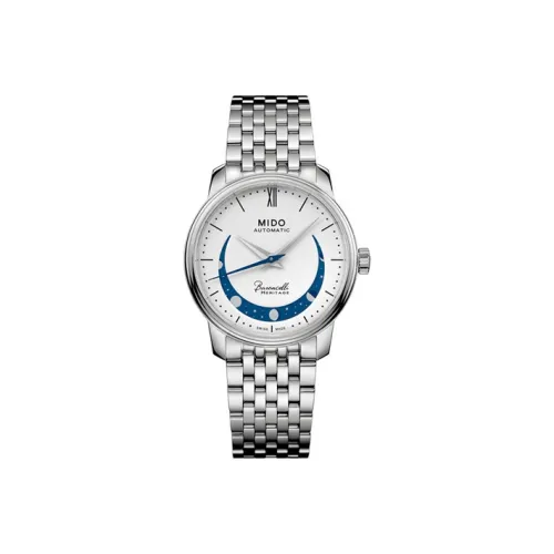 Mido Автоматический Механический Механизм Мужские Часы Baroncelli 39 мм Белые