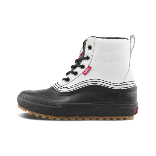 Vans Стандарт MID Snow MTE Высокий Топ Уличная Обувь Унисекс Белый Черный