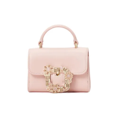Kate Spade Сумка через плечо из коровьей кожи мини-сумка для женщин кораллово-розовый