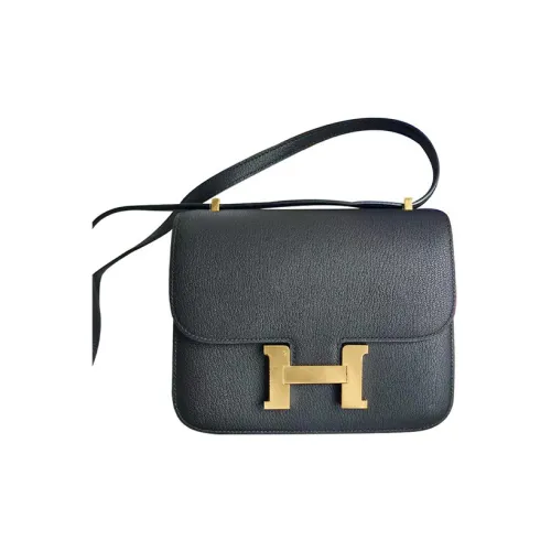 HERMES Constance Козья кожа Сумка через плечо Мини Женская