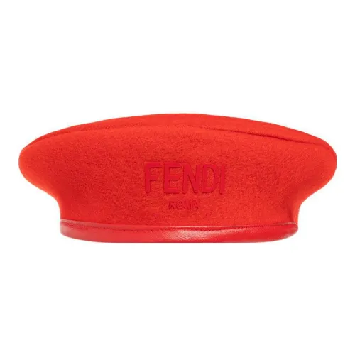 FENDI Шерстяные береты Красный Детский