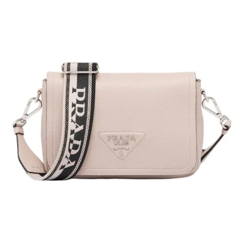 PRADA Кожа Сумка через плечо Маленькая Женская Светло-розовая