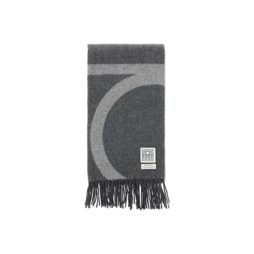 TOTEME Wool Knit Шарфы Серый Женские
