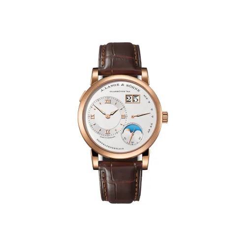 A. Lange & Söhne Автоматический/Ручной Механический Механизм Мужские Часы LANGE 1 38,5 мм Белые