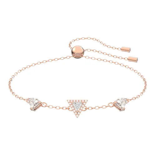 Swarovski Искусственный кристалл Браслеты Женские Розовое золото