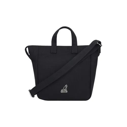 KANGOL Холщовая сумка-тоут сумка для покупок холщовая сумка сумка через плечо средняя унисекс экрю черный