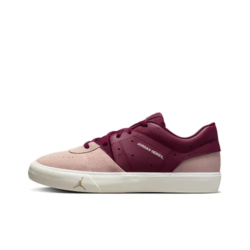 Jordan Air Jordan Series Испанский размер (ES) Устойчивые к истиранию Противоскользящие Низкие Скейтборд Кроссовки Светло-красный Розовый