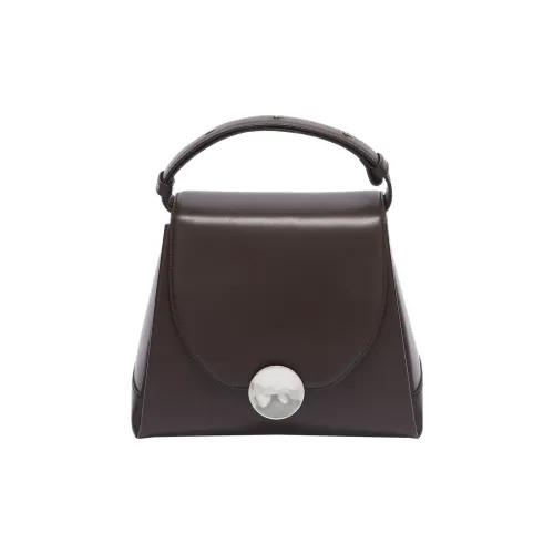 JIL SANDER Телячья кожа Одно плечо Сумка Маленькая Женская Темно-коричневая