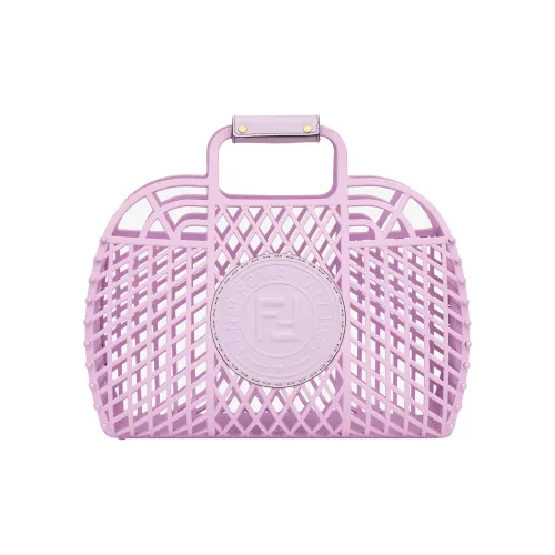 FENDI ABS с коровьей кожей средний женский фиолетовый
