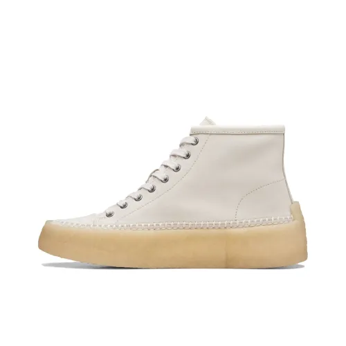 Clarks Caravan MID Устойчивый к истиранию Баланс Термический MID Топ Повседневный Мужской Белый