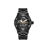 RGA70S7-S-Черный корпус, черный стальной браслет