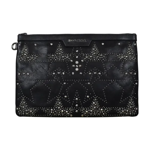 Jimmy Choo Кожаный клатч Мужской Черный