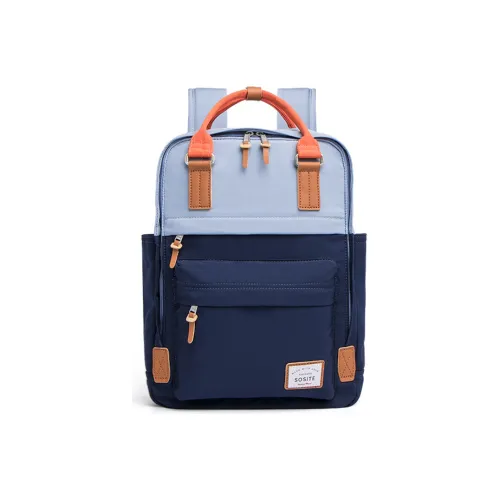 SOSITE Нейлон Рюкзак Средний Унисекс Морской синий Армейский зеленый Бежево-желтый Вердигрис