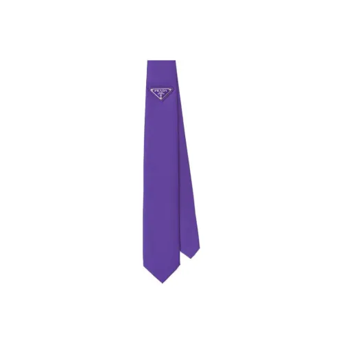 PRADA Нейлон Галстуки Purple Men's