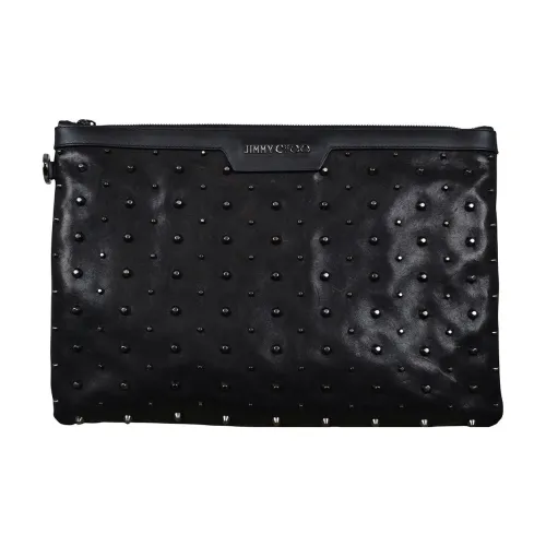 Jimmy Choo Кожа Клатч Стандартный Мужской Черный