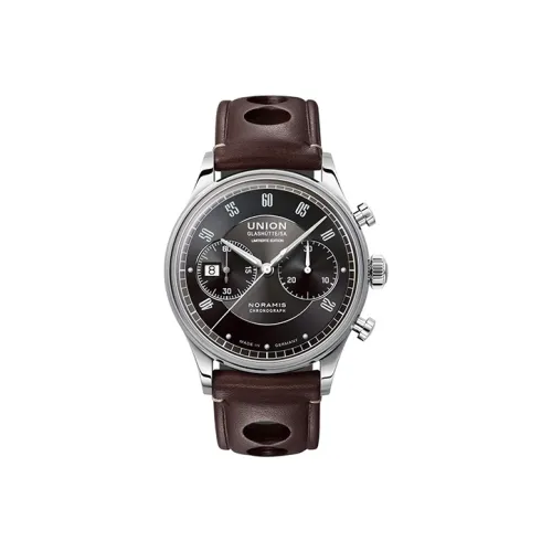 UNION GLASHUTTE SA Автоматический механический механизм Мужские часы Noramins Collection 42мм*15мм*15мм Черные