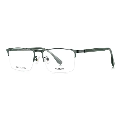MUZU Пластина And Металл Квадрат Оправы для очков Мужской