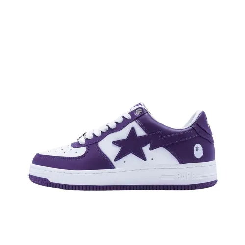 A BATHING APE BAPE STA Стильные Скейтбординги Женские Белый Фиолетовый