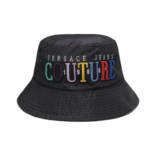 VERSACE JEANS COUTURE Полиэстер Ведрообразные Шляпы Мужские Черные