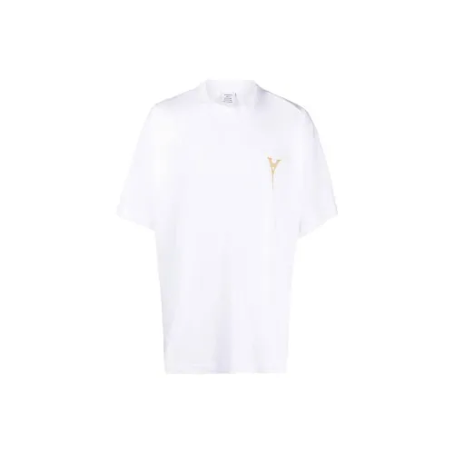 Vetements Белая Унисекс Футболка