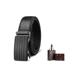 Крокодиловый узор, цвет застежки + премиум подарочная коробка