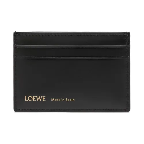 LOEWE Коровья кожа текстиль держатель для карт женский морской синий черный