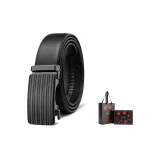 Зернистая кожа личи, металлическая пряжка + премиум-бокс