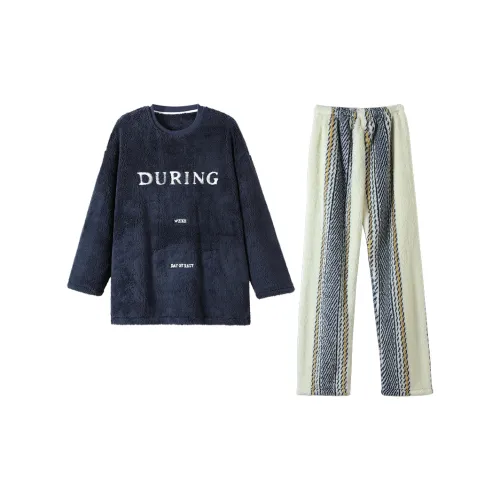 Kerener Темно-синий Женские Пижамные Комплекты