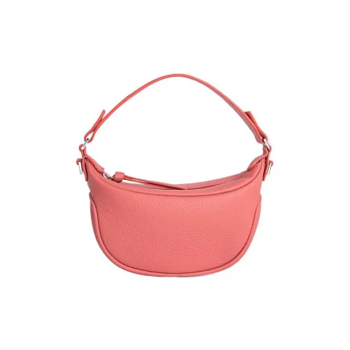 By Far Коровья кожа Портативная Сумка через плечо Сумка через плечо Мини Женская Розовая