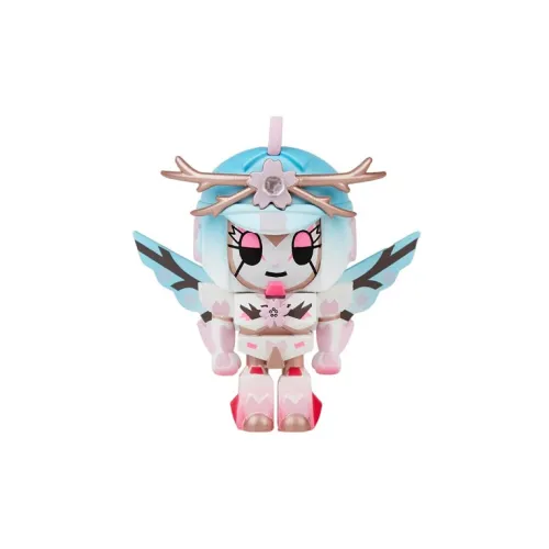 tokidoki Tokimondo Series 2 SAKURA Samurai Ограниченная серия Модель Прозрачный Слепой бокс с карточкой 7,6 см