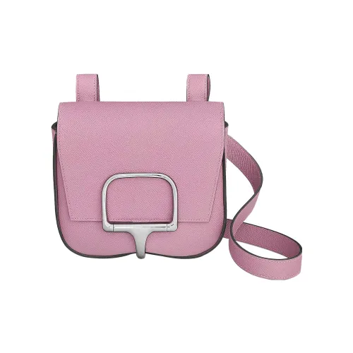 HERMES Della Cavalleria Epsom Телячья кожа Сумка через плечо Мини Женские X9 Розово-фиолетовый Sylvestre Мальвовый фиолетовый