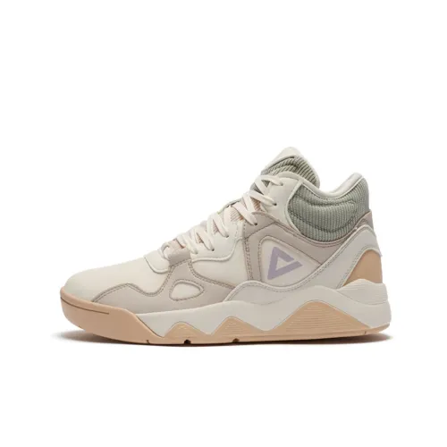 PEAK Термическая Резиновая Водонепроницаемая Устойчивая к Износу Высокий Топ Скейтборд Кроссовки Женские Холст Белый