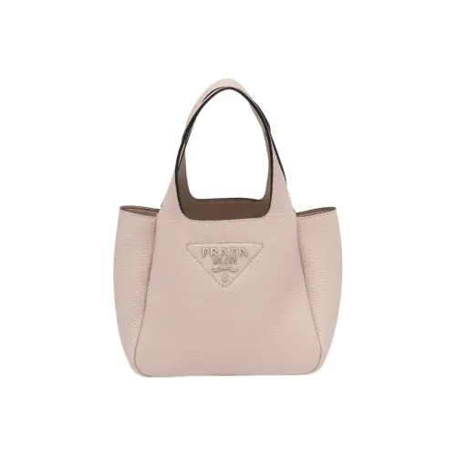 PRADA Сумка Tote из кожи сумка для покупок женская светло-розовая