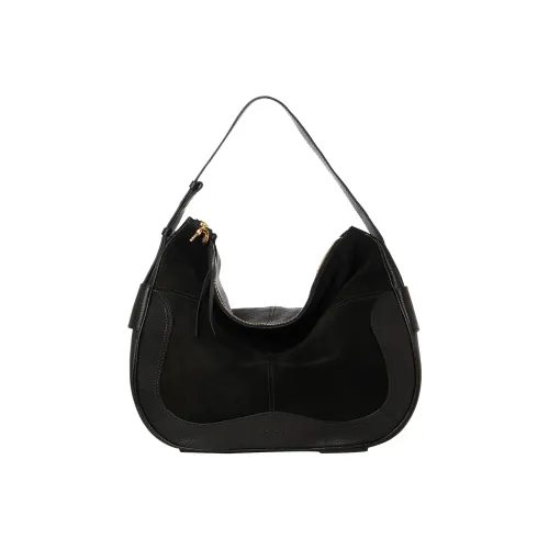 See By Chloe Hana Телячья кожа с замшей Сумка через плечо Женская Черная