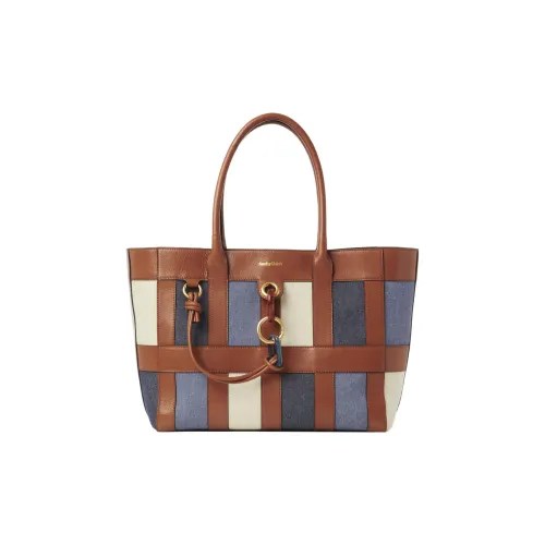 See By Chloe Tilda Sheepskin Tote Bag Shopping Bag Shoulder Bag Handbag Women's Brown