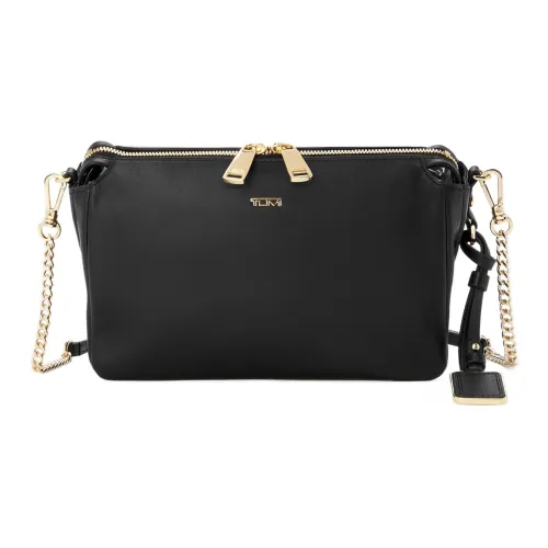 TUMI Voyageur Кожа Ручная Сумка через плечо Женская Черная