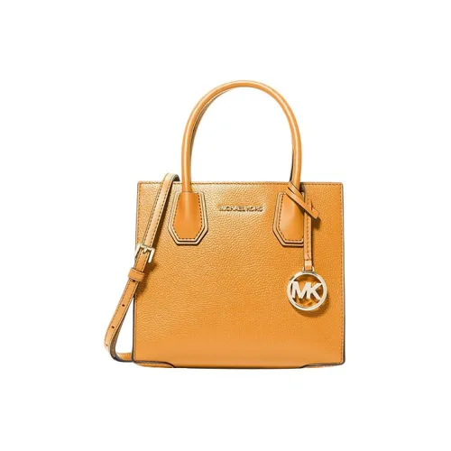 MICHAEL KORS Mercer Коровья кожа Сумка Сумка через плечо Сумка через плечо Средний Женская Желтая