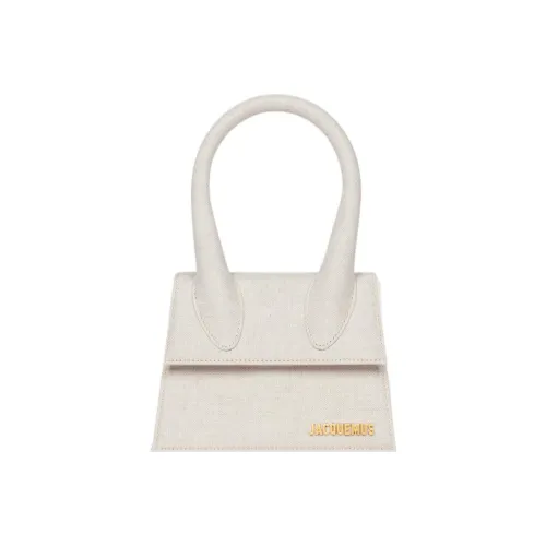 Jacquemus Акриловая льняная ткань через плечо сумка сумка для женщин светло-серый