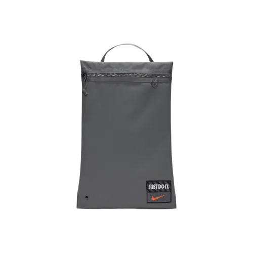 Nike Ткань Спортивный Рюкзак Обычный Унисекс Дымчато-Серый