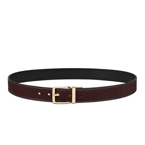 DIOR Модный Удобный Ремешок с застежкой-булавкой из коровьей кожи Мужской Черный Коричневый Ширина 3 см