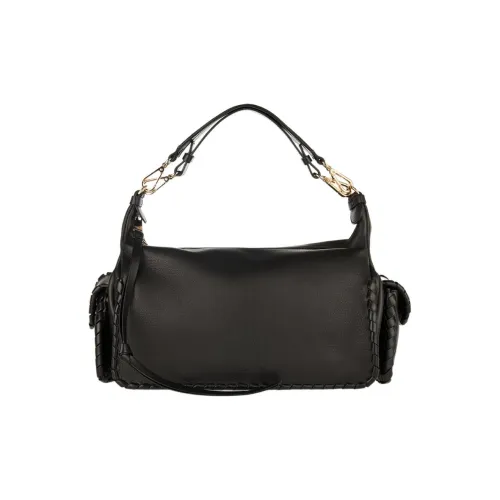 Chloe Кожа Одно Плечо Сумка Женская Черная