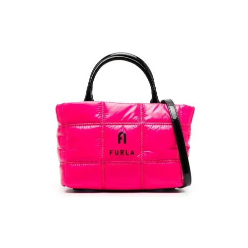 Furla Opportunity Нейлон Одно Плечо Сумка Мини Женская Фуксия