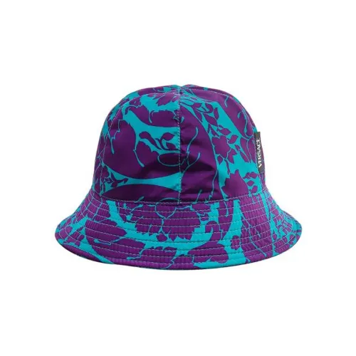 VERSACE Полиэстер Шляпа ведра Синий/фиолетовый Унисекс