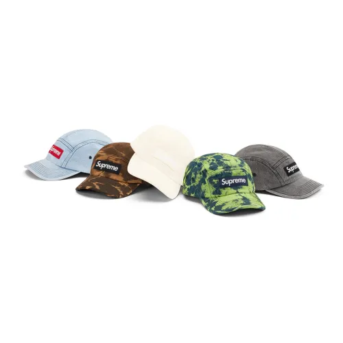 Supreme 100% хлопок Кепки Унисекс Синий зеленый Коричневый Вымытый черный Экрю