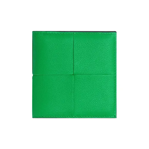Bottega Veneta Lambskin и Calfskin Держатель для карт и кошелек Мужской Зеленый