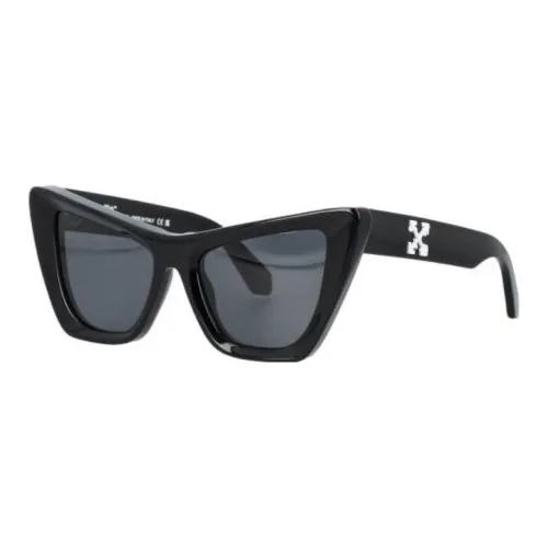 Off Белые Солнцезащитные Очки Черные Унисекс