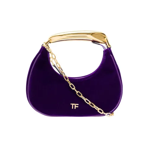 TF Вельвет Сумка через плечо Сумка Мини Женская Фиолетовая